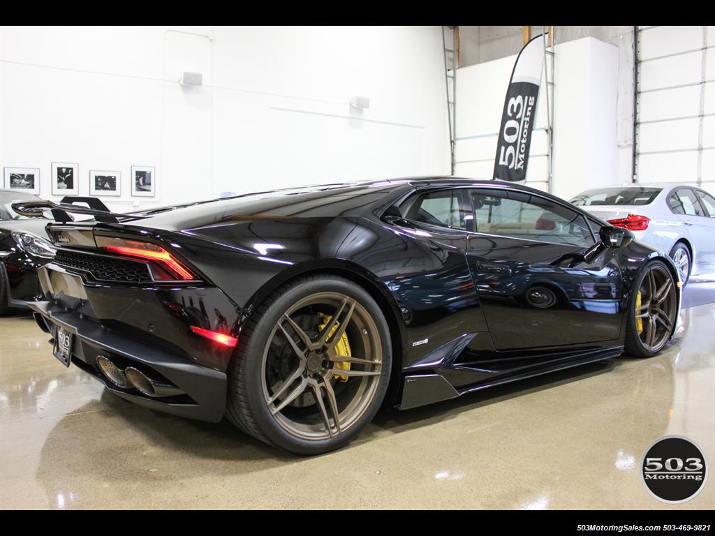 2015 Lamborghini Huracan LP 610-4; Black w/ Full XPEL & Vorsteiner Aero!   - Photo 7 - Beaverton, OR 97005