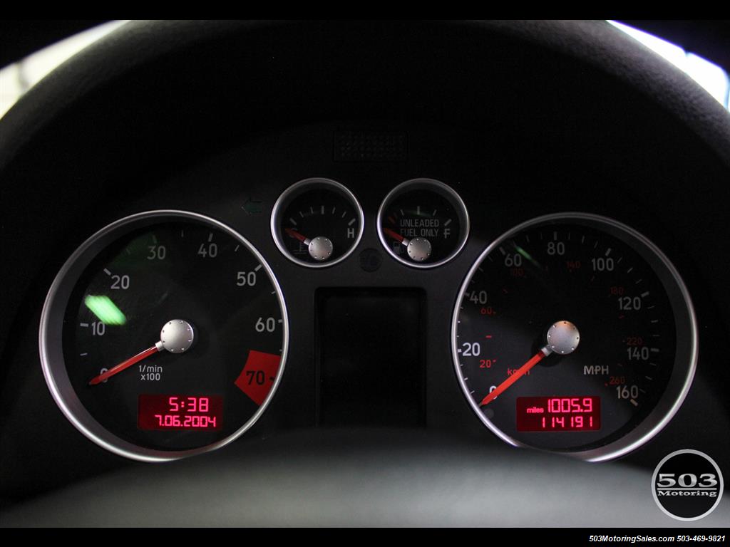 2004 Audi TT 225hp quattro; AWD Silver/Black 6-Speed Manual!   - Photo 31 - Beaverton, OR 97005