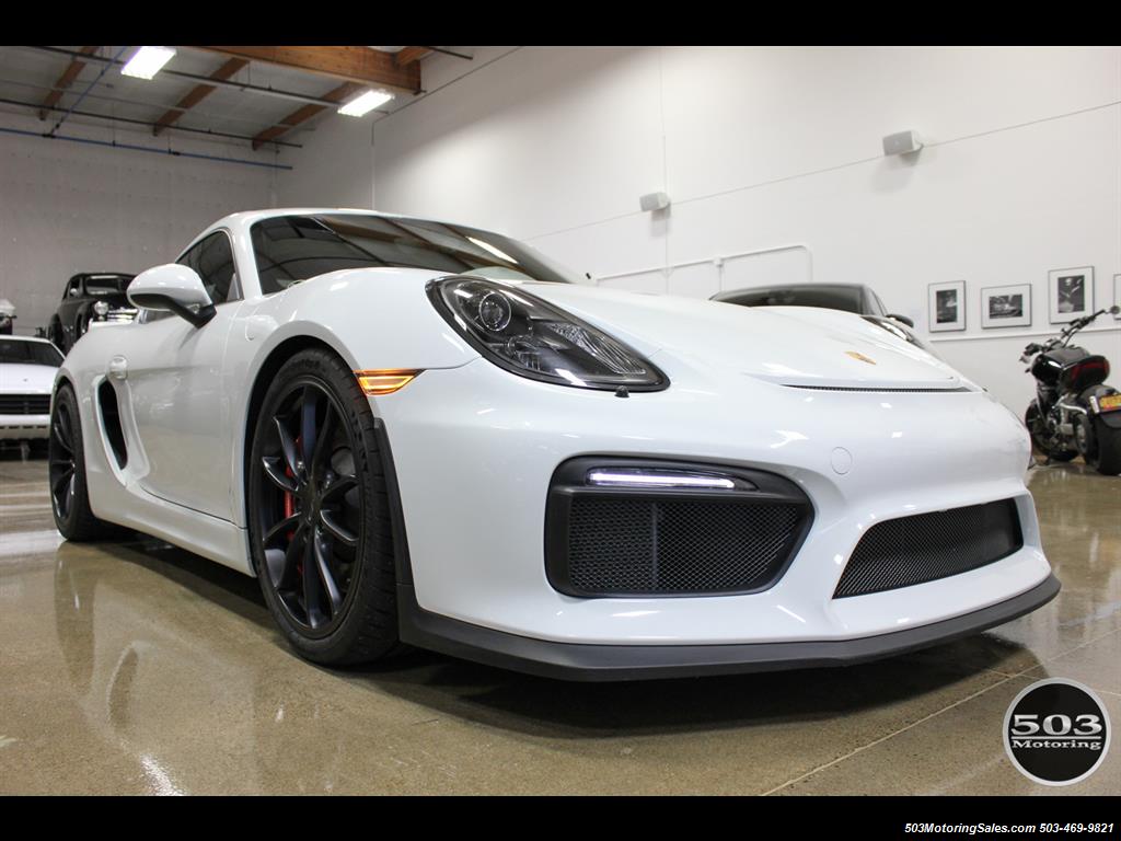 2016 Porsche Cayman GT4; White w/ Full Bucket Seats & 3k Miles!   - Photo 9 - Beaverton, OR 97005