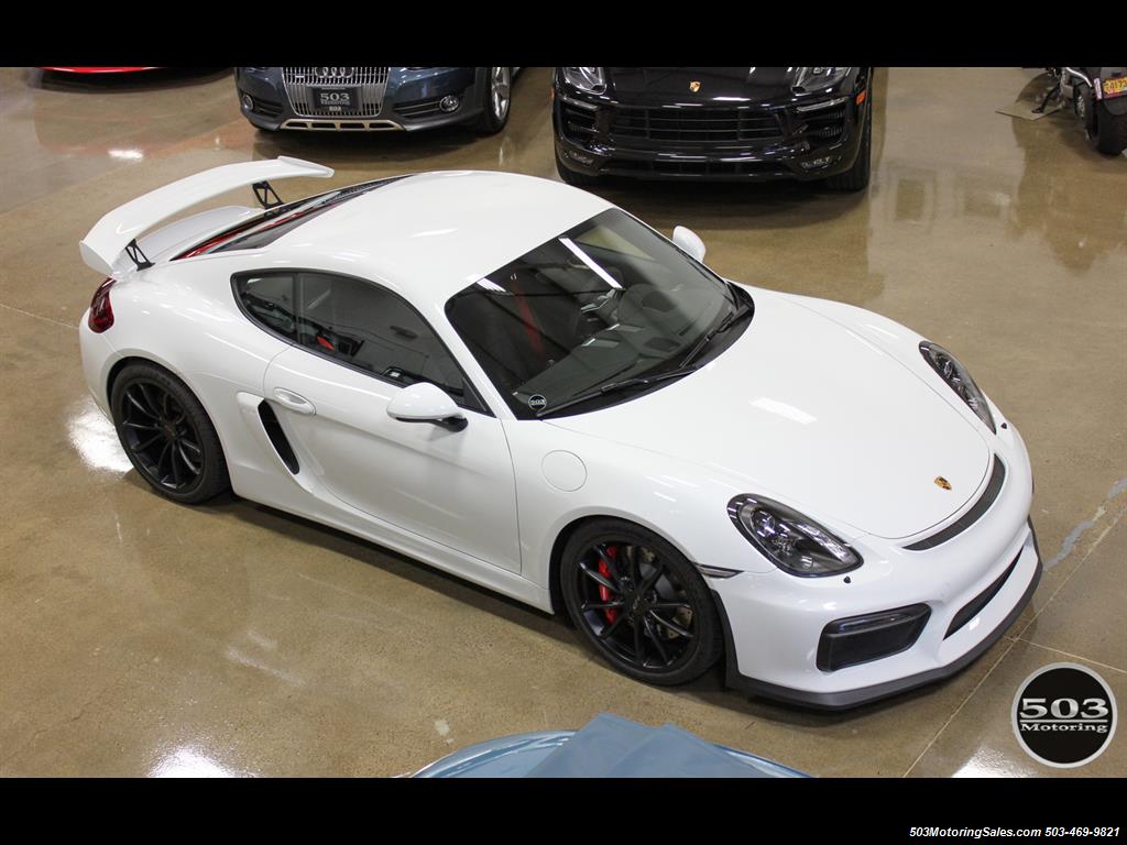 2016 Porsche Cayman GT4; White w/ Full Bucket Seats & 3k Miles!   - Photo 33 - Beaverton, OR 97005