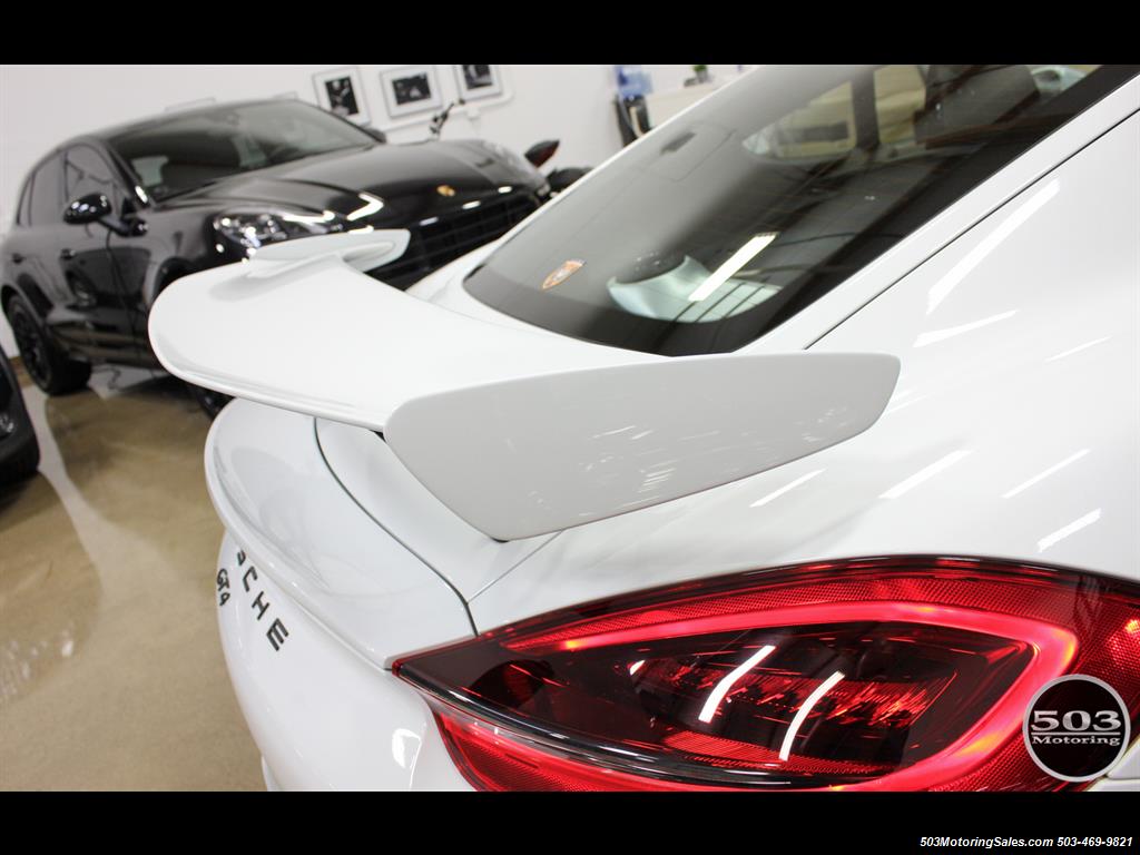 2016 Porsche Cayman GT4; White w/ Full Bucket Seats & 3k Miles!   - Photo 30 - Beaverton, OR 97005