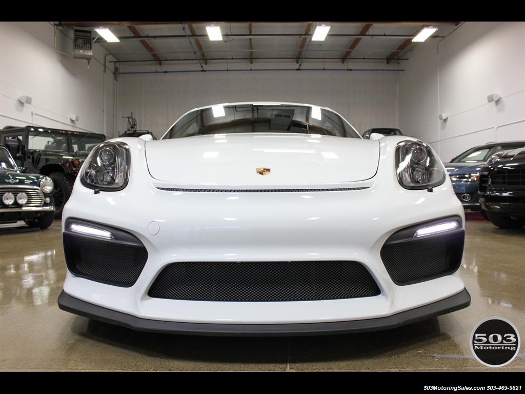 2016 Porsche Cayman GT4; White w/ Full Bucket Seats & 3k Miles!   - Photo 10 - Beaverton, OR 97005