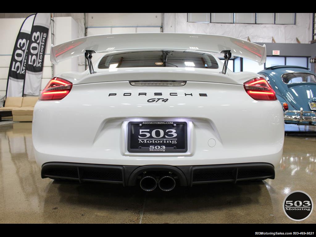 2016 Porsche Cayman GT4; White w/ Full Bucket Seats & 3k Miles!   - Photo 5 - Beaverton, OR 97005