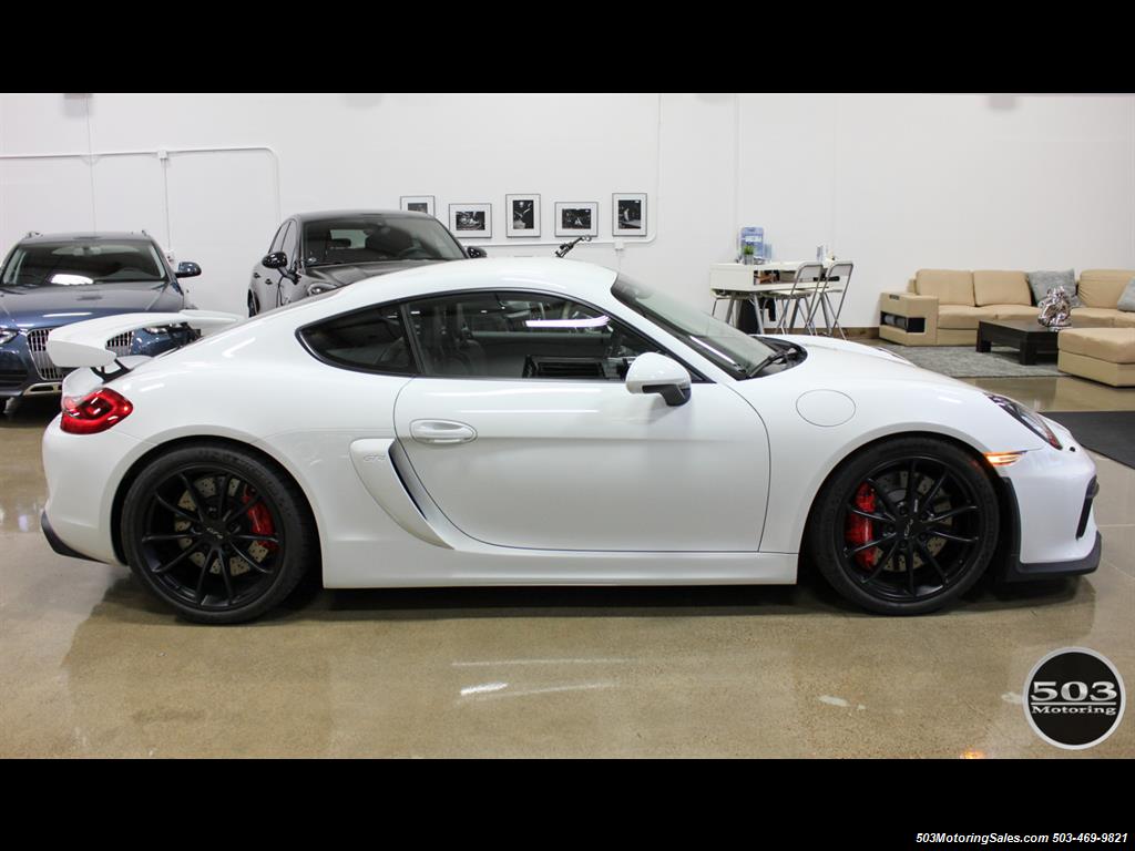 2016 Porsche Cayman GT4; White w/ Full Bucket Seats & 3k Miles!   - Photo 8 - Beaverton, OR 97005