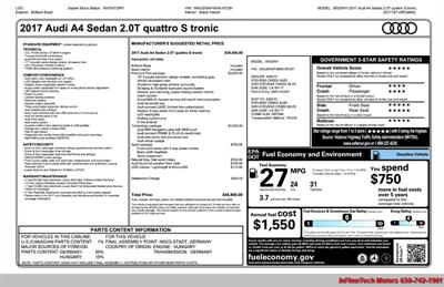 2017 Audi A4 2.0T quattro Premium Plus   - Photo 72 - South San Francisco, CA 94080