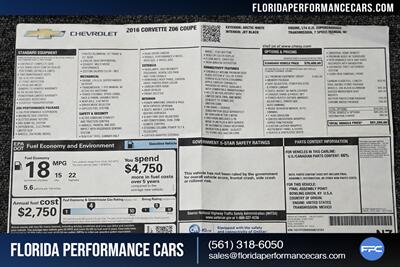 2016 Chevrolet Corvette Z06   - Photo 25 - Riviera Beach, FL 33407