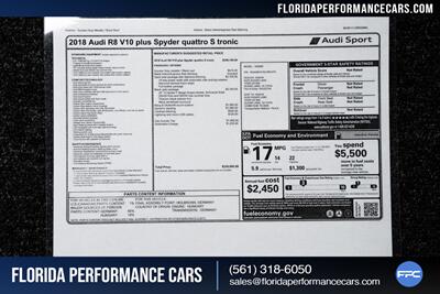 2018 Audi R8 5.2 quattro V10 Plus Spyd   - Photo 28 - Riviera Beach, FL 33407