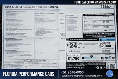 2018 Audi S4 3.0T quattro Premium Plus - Photo 22 - Riviera Beach, FL 33407