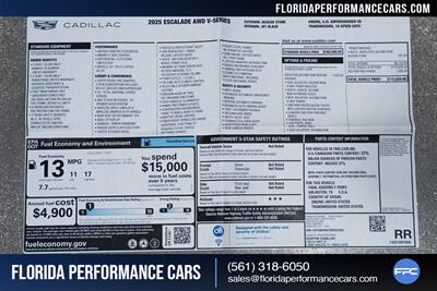 2025 Cadillac Escalade-V   - Photo 42 - Riviera Beach, FL 33407