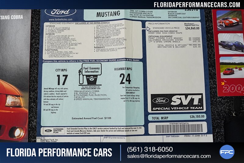 2004 Ford Mustang SVT Cobra SVT   - Photo 19 - Riviera Beach, FL 33407