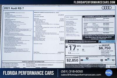 2021 Audi RS 7 4.0T quattro - Photo 39 - Riviera Beach, FL 33407