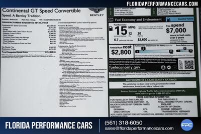 2017 Bentley Continental GT Speed   - Photo 34 - Riviera Beach, FL 33407