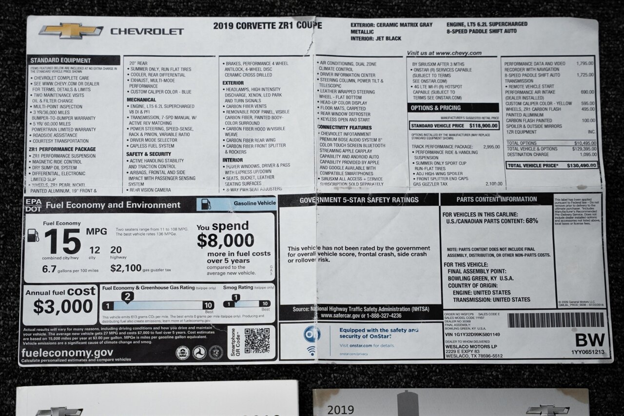 2019 Chevrolet Corvette ZR1   - Photo 26 - Riviera Beach, FL 33407