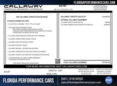 2016 Chevrolet Corvette Z06 Callaway   - Photo 24 - Riviera Beach, FL 33407