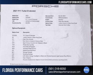 2021 Porsche 911 Turbo S   - Photo 33 - Riviera Beach, FL 33407