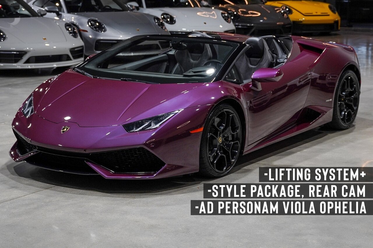 2016 Lamborghini Huracan LP 610-4 Spyder   - Photo 1 - Riviera Beach, FL 33407
