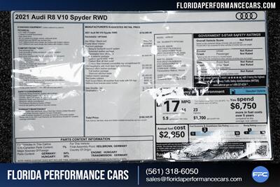 2021 Audi R8 5.2 V10 Spyder   - Photo 28 - Riviera Beach, FL 33407