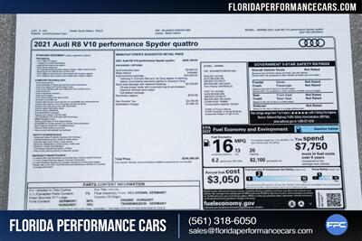 2021 Audi R8 5.2 quattro V10 perform. - Photo 30 - Riviera Beach, FL 33407