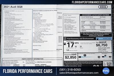 2021 Audi SQ8 4.0T quattro Prestige   - Photo 40 - Riviera Beach, FL 33407