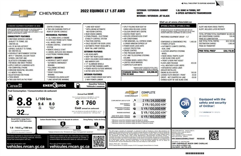 2022 Chevrolet Equinox LT AWD - Photo 13 - St Albert, AB T8N 3Z7