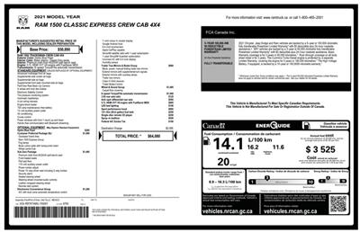 2021 RAM 1500 Classic Express 4x4 - Photo 17 - St Albert, AB T8N 3Z7