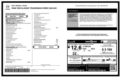 2021 RAM 1500 Classic SXT 4X4 - Photo 14 - St Albert, AB T8N 3Z7