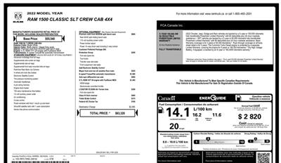 2022 RAM 1500 SLT  4x4 - Photo 18 - St Albert, AB T8N 3Z7