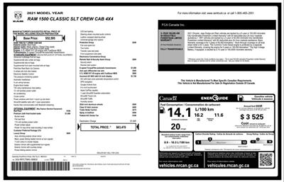 2021 RAM 1500 Classic SLT 4x4 - Photo 14 - St Albert, AB T8N 3Z7