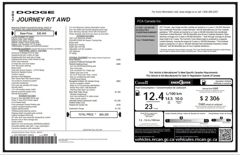 2017 Dodge Journey GT AWD - Photo 14 - Acheson, AB T7X 5A3