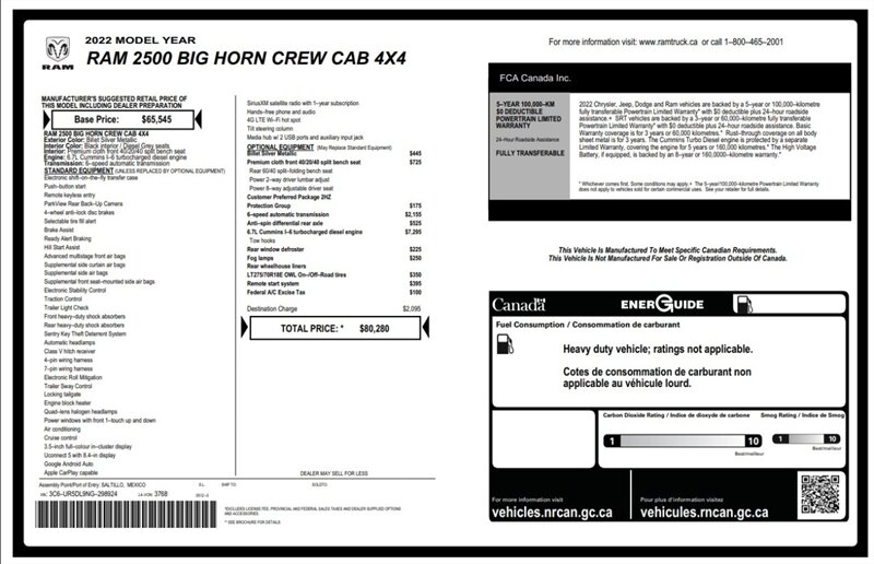 2022 RAM 2500 Big Horn 4x4 - Photo 16 - St Albert, AB T8N 3Z7