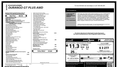 2024 Dodge Durango GT Plus Blacktop Sunroof  AWD - Photo 18 - St Albert, AB T8N 3Z7