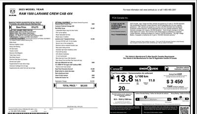 2023 RAM 1500 Laramie   - Photo 14 - St Albert, AB T8N 3Z7