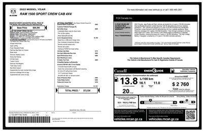 2022 RAM 1500 Sport 4x4 - Photo 16 - St Albert, AB T8N 3Z7