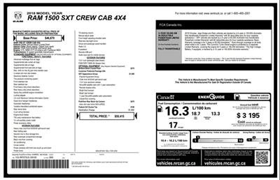 2018 RAM 1500 SXT 4x4 - Photo 17 - Edmonton, AB T5L 2J7