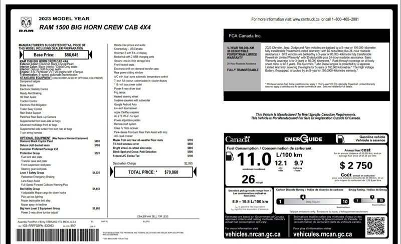 2023 RAM 1500 Big Horn 4x4 - Photo 17 - St Albert, AB T8N 3Z7