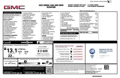 2022 GMC Sierra 1500 Elevation  4x4 - Photo 9 - St Albert, AB T8N 3Z7