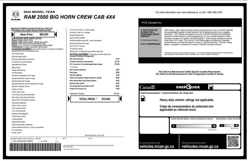 2022 RAM 2500 Big Horn Diesel 4x4 - Photo 12 - Edmonton, AB T5L 2J7