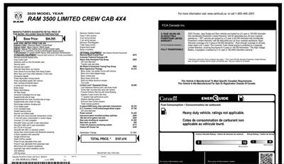 2020 RAM 3500 Limited Diesel 8ft Box  4x4 - Photo 23 - St Albert, AB T8N 3Z7