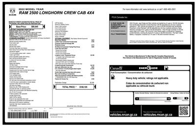 2022 RAM 2500 Limited Longhorn Diesel Crew Cab  4x4 - Photo 16 - Edmonton, AB T5L 2J7