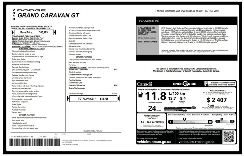 2019 Dodge Grand Caravan GT - Photo 13 - Edmonton, AB T5L 2J7