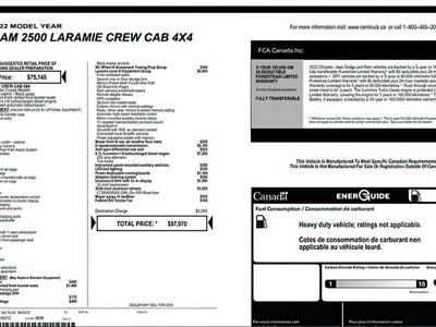 2022 RAM 2500 Laramie Sport Lifted Diesel  4x4 - Photo 12 - St Albert, AB T8N 3Z7