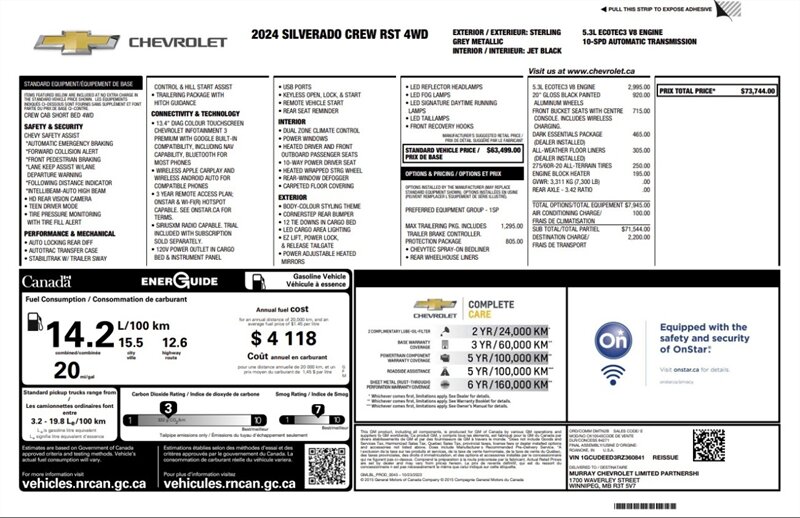 2024 Chevrolet Silverado 1500 RST 4x4 - Photo 13 - St Albert, AB T8N 3Z7