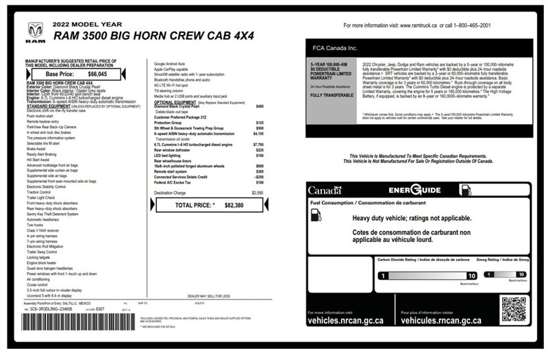 2022 RAM 3500 Big Horn Diesel 4x4 - Photo 11 - St Albert, AB T8N 3Z7