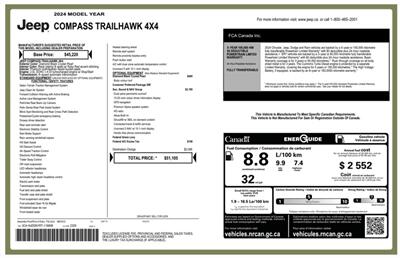 2024 Jeep Compass Trailhawk Sun & Sound  4x4 - Photo 18 - St Albert, AB T8N 3Z7