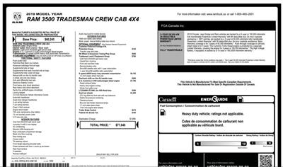 2019 RAM 3500 Big Horn Dually Diesel  4x4 - Photo 14 - St Albert, AB T8N 3Z7