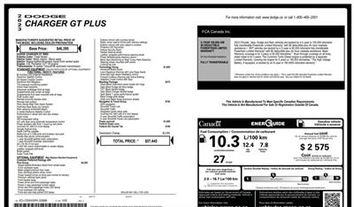 2023 Dodge Charger GT Plus Blacktop Sunroof - Photo 14 - St Albert, AB T8N 3Z7