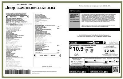 2023 Jeep Grand Cherokee Limited Black Pack  4x4 - Photo 24 - St Albert, AB T8N 3Z7