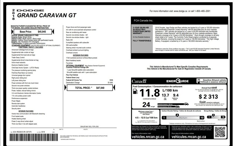 2018 Dodge Grand Caravan GT - Photo 19 - St Albert, AB T8N 3Z7