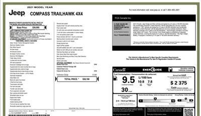 2021 Jeep Compass Trailhawk  4x4 - Photo 13 - St Albert, AB T8N 3Z7