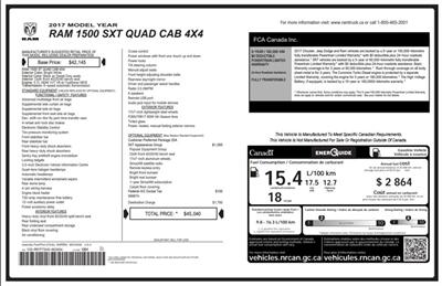 2017 RAM 1500 SXT  4X4 - Photo 14 - Acheson, AB T7X 5A3